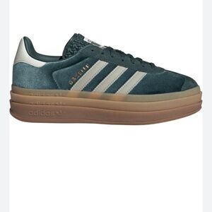 adidas Originals Women's Gazelle Bold Shoes Green/Grey